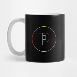 letter P colorful design Mug